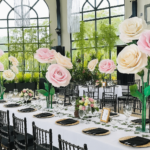 pink lunch roses